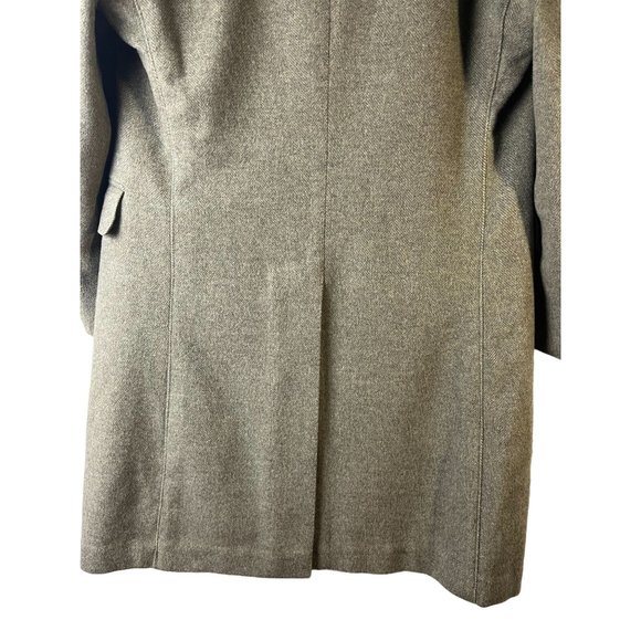 BATTISTONI, Roma 100% Italian Merino Wool Trench Coat, Men's Size Large - Picture 14 of 16